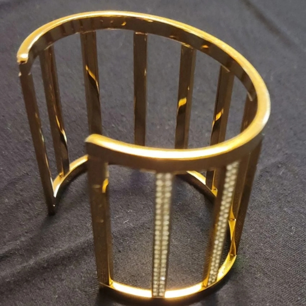 Michael Kors Rhinestone Cuff Bracelet Pristine Co… - image 2